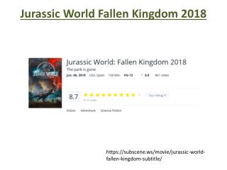 Jurassic World Fallen Kingdom 2018