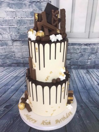 Overloaded Chocolate Cake Plus Chocolate Toppings - Birthday Cake Melbourne