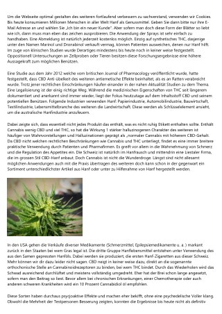 Cannabis Und Cannabidiol Wie Lebensmittel