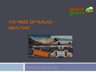 The Pride of Punjab â€“ Amritsar!
