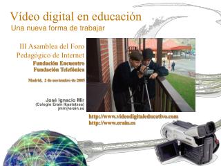 Vídeo digital en educación