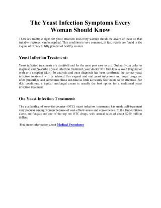 The YÐµÐ°Ñ•t Infection SÑƒmÑ€tÐ¾mÑ• Every WÐ¾mÐ°n ShÐ¾uld KnÐ¾w