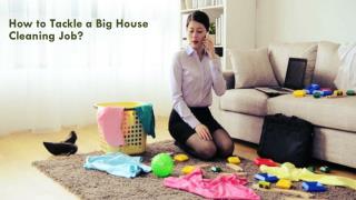 Basic tips for cleaning a big house