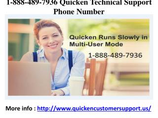 1-888-489-7936 Quicken Customer Support Phone Number