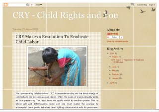CRY Makes a Resolution To Eradicate Child Labor