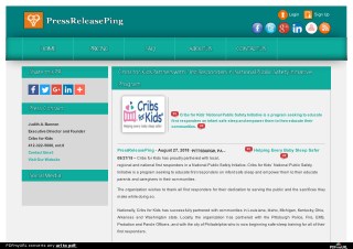 Cribs for Kids Partners with First Responders in National Public Safety Initiative Program