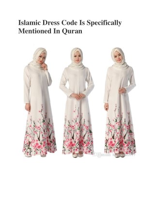 Islamic Dress Code Is Specifically Mentioned In Quran
