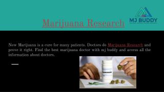 Marijuana Research