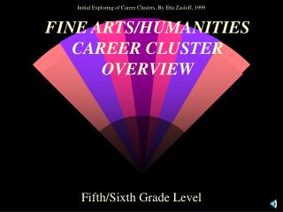 FINE ARTS/HUMANITIES CAREER CLUSTER OVERVIEW