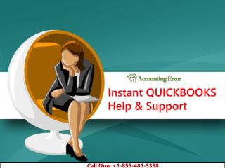 QuickBooks Error Help & Support