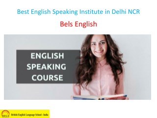 Best English Speaking Institute in Delhi NCR