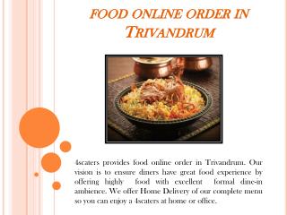 food online order in Trivandrum