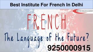 Best Institute for French In Delhi