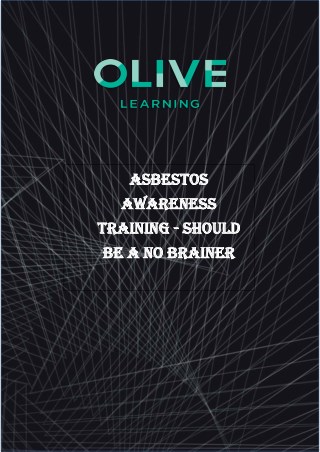 Asbestos Awareness Training - Should Be A No Brainer