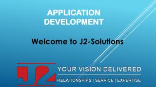 Application Development - j2-solutions