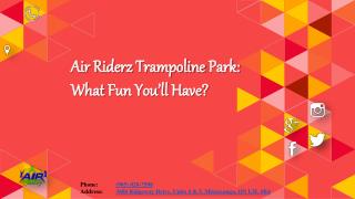 Know the Activities Timing of Air Riderz Trampoline Park