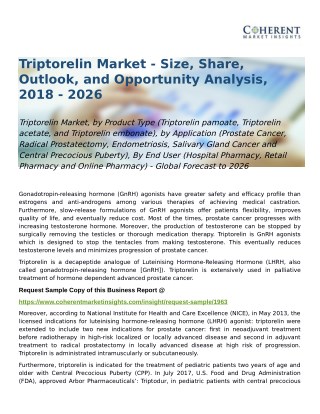 Triptorelin Market Global Forecast to 2026