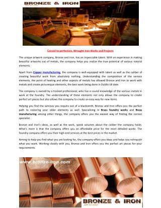 Copper manufacturing