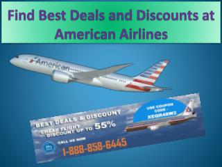 Find Best Deals and Discounts at American Airlines