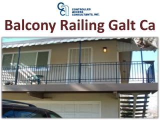 Balcony Railing Galt Ca