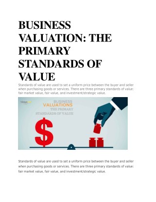 Business Valuation Companies in India | Business valuation method consultant