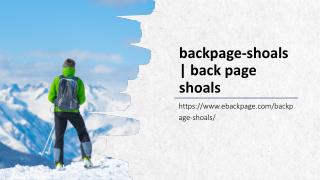 Backpage Shoals