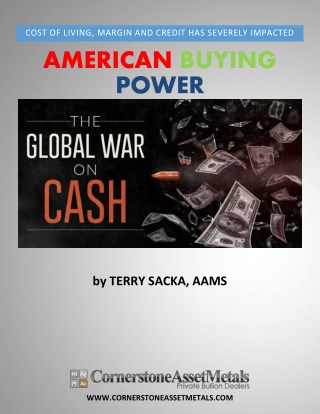 Terry Sacka Explains Why Americans Buying Power Has Dwindled