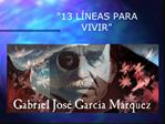13 L NEAS PARA VIVIR