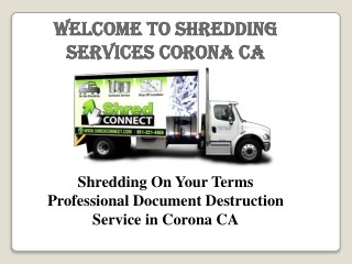 Mobile Shredding Services