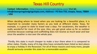 Capture the Texas Hill Country Beauty for an Unforgettable Memory