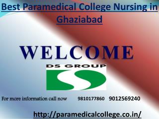ParamedicalÂ science and hospital in ghaziabad.