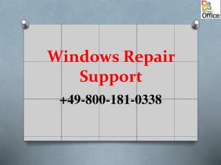 Wie Windows Repair Support 0800-181-0338 lÃ¶st Probleme, auf die Sie stoÃŸen?