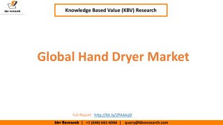 Global Hand Dryer Market