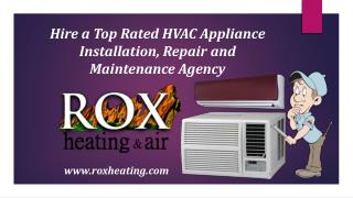 Hire a Top Rated HVAC Appliance Installation