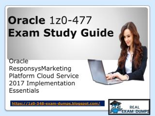 Get 1z0-477 Dumps PDF - 1z0-477 Study Material | RealExamDumps