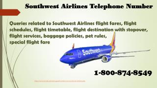 Talk with experts Dial Southwest Airline Telephone Number 1-800-874-8549