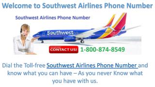 Get Instant Help with Southwest Airlines Phone Number 1-800-874-8549