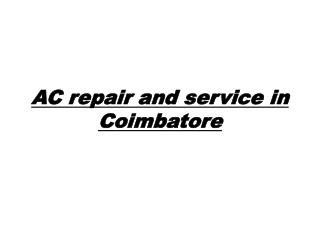 AC repair and service in Coimbatore