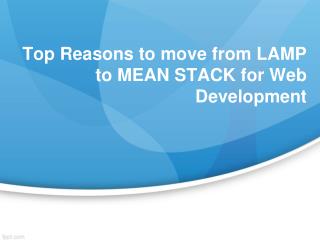 MEAN Stack Online Training in India