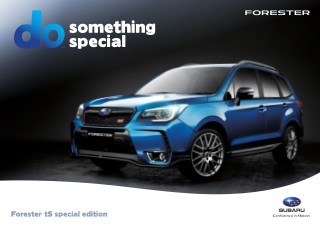 The Forester tS takes the performance SUV to a whole