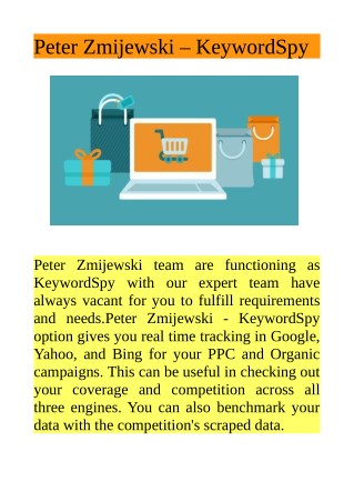 Peter Zmijewski - KeywordSpy