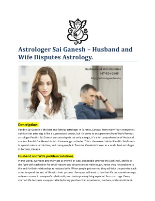 Astrologer Sai Ganesh