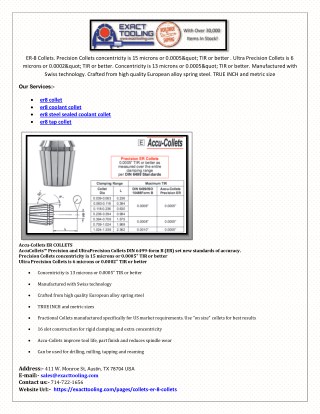 er8 coolant collet