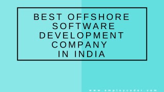 top-leading offshore software development center in india