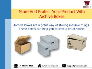 Store and protect a single item with Archive boxes