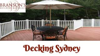 High quality timber Decking Sydney services in Australia