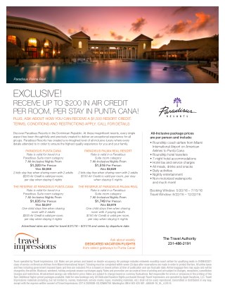 Paradisus Punta Cana