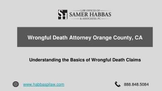 Best Wrongful Death Attorney Orange County, CA