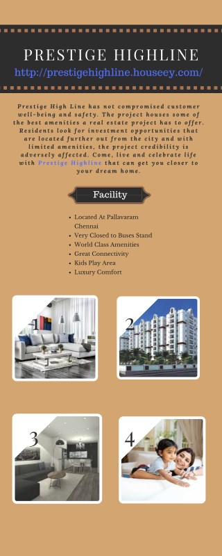 Upcoming Luxury Apartment At Chennai â€“ Prestige Highline Chennai
