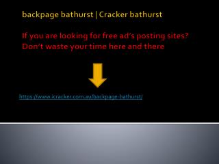Backpage Bathurst -Cracker Bathurst